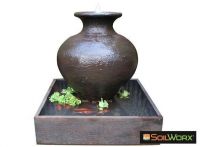 Florentine Solar Fountain - Rust